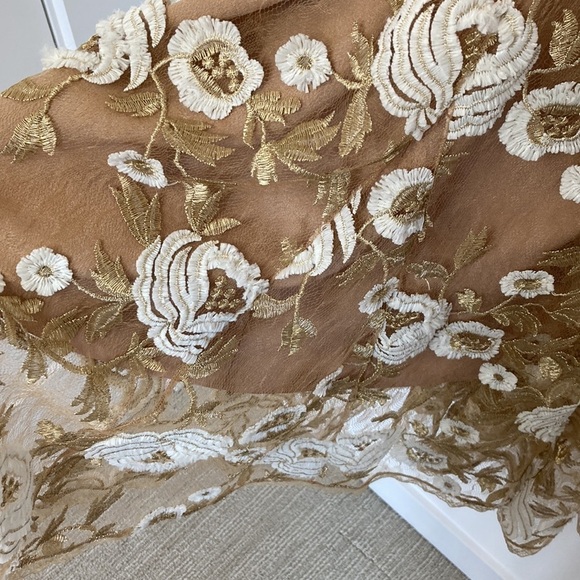 Dress the Population Fit and Flare Embroidered Dress - Picture 5 of 10